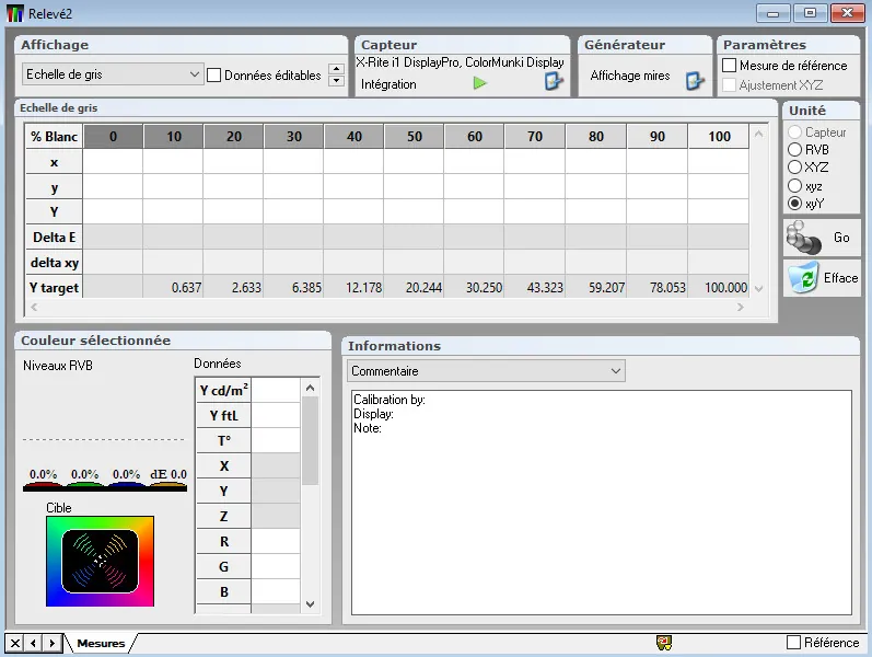 ColorHCFR mesures