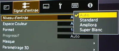 JVC niveau entree