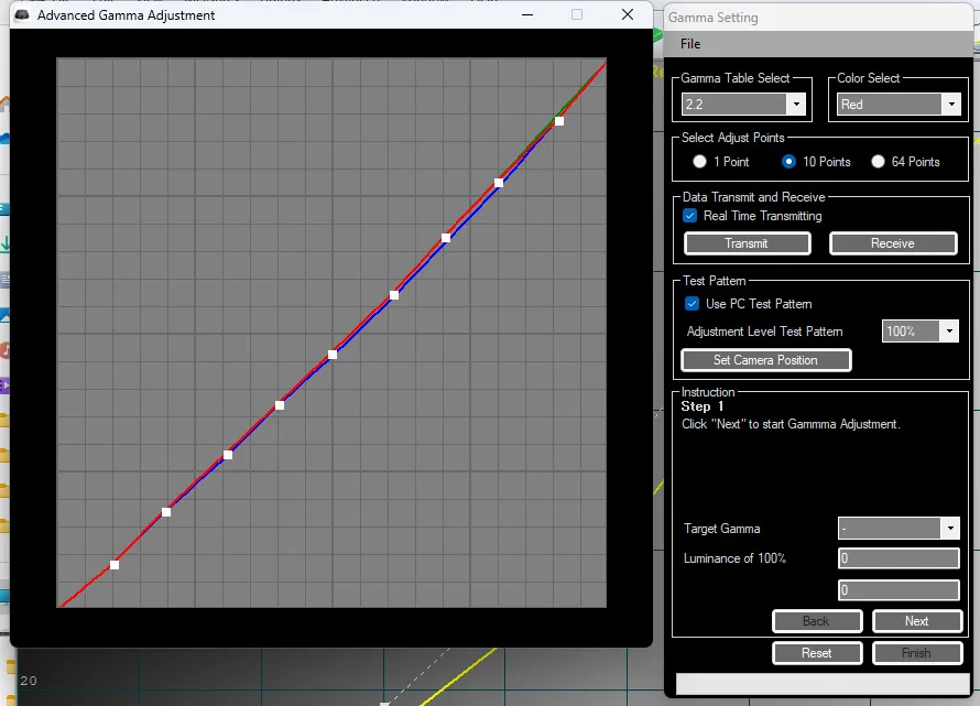 Sony gamma adjustment